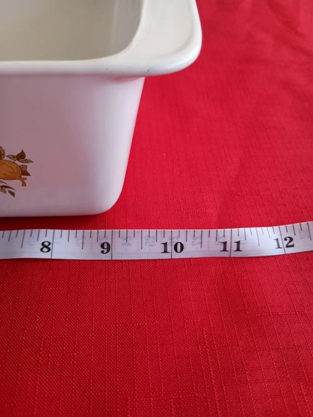 Vintage Corning Ware La Marjolaine Bread Meat Loaf Pan Spice of Life Patterm